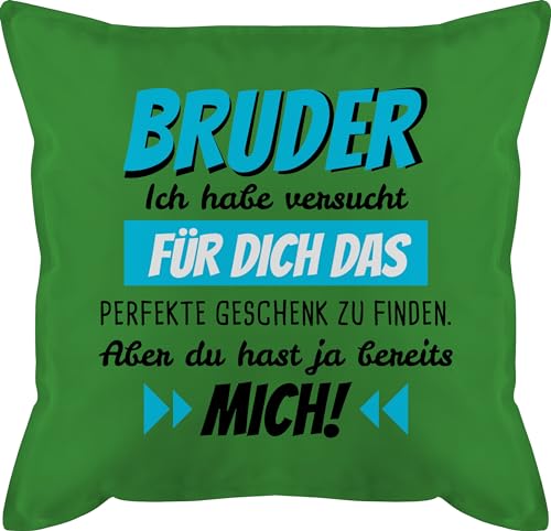 Kissen 50x50 - Bruder Ich Habe versucht für Dich das Geschenk zu Finden I Bruder Geschenk Brüder - 50 x 50 cm - Grün - Geschenke Brother Geburtstag motivkissen Bester Kissen 50x50 - Bruder Ich Habe versucht für Dich das Geschenk zu Finden I Bruder Geschenk Brüder - 50 x 50 cm - Grün - Geschenke Brother Geburtstag motivkissen Bester von Shirtracer
