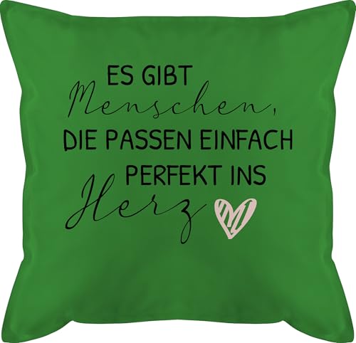 Shirtracer Kissen 50x50 - Freund - Es gibt Menschen die passen einfach ins Herz | Schön DASS es Dich gibt Geschenke | Freundschaft | Herzensmensch Geschenk - 50 x 50 cm - Grün - freundes Shirtracer Kissen 50x50 - Freund - Es gibt Menschen die passen einfach ins Herz | Schön DASS es Dich gibt Geschenke | Freundschaft | Herzensmensch Geschenk - 50 x 50 cm - Grün - freundes von Shirtracer