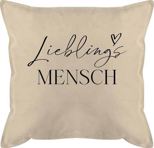 Kissen 50x50 - Freund - Lieblingsmensch Partner Geschenk Partnerin | Geschenk Freundin | Geschenke Weihnachten - 50 x 50 cm - Beige Natur - Bester für seelenverwandt Kissen 50x50 - Freund - Lieblingsmensch Partner Geschenk Partnerin | Geschenk Freundin | Geschenke Weihnachten - 50 x 50 cm - Beige Natur - Bester für seelenverwandt von Shirtracer