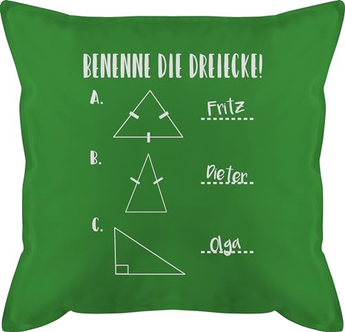 Kissen 50x50 - Lehrer - Benenne die Dreiecke Mathe - 50 x 50 cm - Grün - geschenk für matheliebhaber geschenke teacher maths referendariat schule lehrergeschenke dreieck lehrergeschenk lehrerin Kissen 50x50 - Lehrer - Benenne die Dreiecke Mathe - 50 x 50 cm - Grün - geschenk für matheliebhaber geschenke teacher maths referendariat schule lehrergeschenke dreieck lehrergeschenk lehrerin von Shirtracer