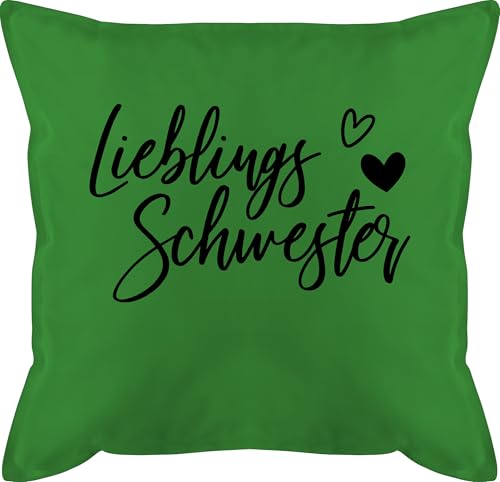Kissen 50x50 - Lieblingsschwester Beste Schwester - 50 x 50 cm - Grün - Schwestern Geschenk Sister gefüllt für schwesterherz Spruch sis Geschenke Best mit Aufdruck eine Meine Kissen 50x50 - Lieblingsschwester Beste Schwester - 50 x 50 cm - Grün - Schwestern Geschenk Sister gefüllt für schwesterherz Spruch sis Geschenke Best mit Aufdruck eine Meine von Shirtracer