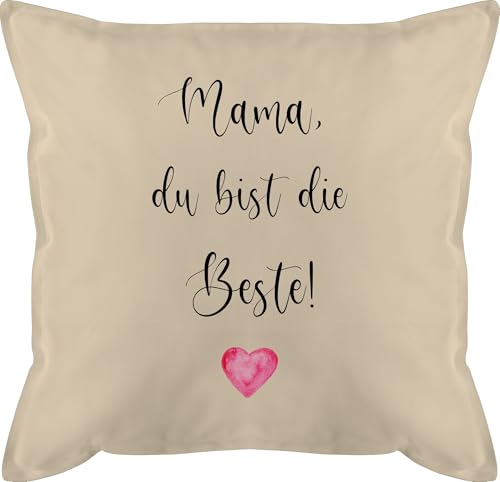 Kissen 50x50 - Geburtstagsgeschenk Mama du bist die Beste Muttertagsgeschenke für Mami Geschenk Geburtstag Mutter I - 50 x 50 cm - Beige Natur - muttertagsgeschenk Mama. Tags. Kissen. mom Kissen 50x50 - Geburtstagsgeschenk Mama du bist die Beste Muttertagsgeschenke für Mami Geschenk Geburtstag Mutter I - 50 x 50 cm - Beige Natur - muttertagsgeschenk Mama. Tags. Kissen. mom von Shirtracer