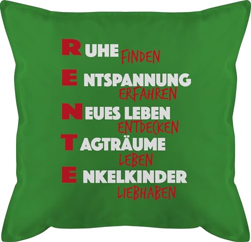 Kissen 50x50 - Rentner - Rente Scribble - 50 x 50 cm - Grün - rentnerkissen ruhestandskissen retirement abschiedsgeschenk kollegen renteneintritt geschenk zum ruhestand mit spruch abschiedskissen Kissen 50x50 - Rentner - Rente Scribble - 50 x 50 cm - Grün - rentnerkissen ruhestandskissen retirement abschiedsgeschenk kollegen renteneintritt geschenk zum ruhestand mit spruch abschiedskissen von Shirtracer