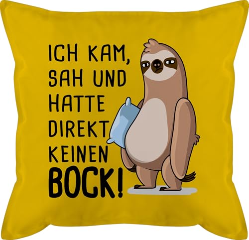 Kissen 50x50 - Statement - Hatte direkt keinen Bock - Faultier - 50 x 50 cm - Gelb - motivkissen Tiere Statement-Kissen Statements kam SAH mit füllung kopfkissen schwarz sprüche Faultiere Kissen 50x50 - Statement - Hatte direkt keinen Bock - Faultier - 50 x 50 cm - Gelb - motivkissen Tiere Statement-Kissen Statements kam SAH mit füllung kopfkissen schwarz sprüche Faultiere von Shirtracer
