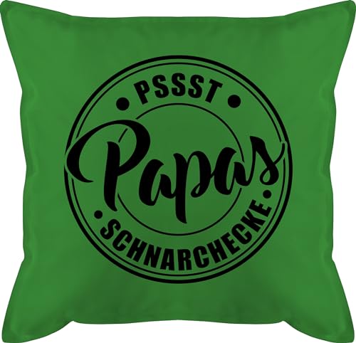 Kissen 50x50 - zum Vatertag - Papas Schnarchecke Badge I Papa Geschenk Geburtstag I Weihnachten - 50 x 50 cm - Grün - schnarchkissen Vatertagsgeschenk Herrentag schnarch mit füllung Kissen 50x50 - zum Vatertag - Papas Schnarchecke Badge I Papa Geschenk Geburtstag I Weihnachten - 50 x 50 cm - Grün - schnarchkissen Vatertagsgeschenk Herrentag schnarch mit füllung von Shirtracer