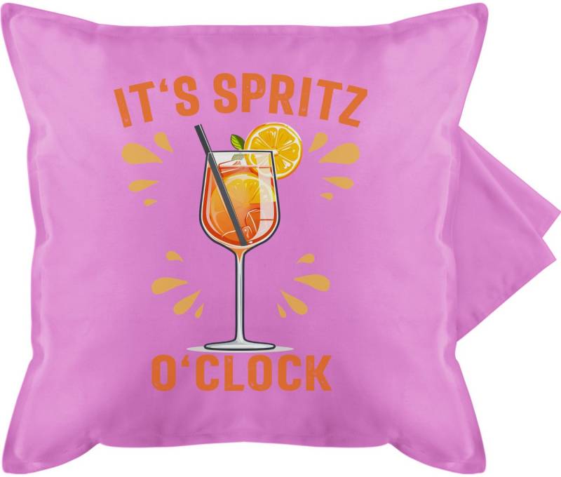 Shirtracer Kissenbezüge Its Spritz o Clock I Lustiges Geschenk Aperol Spritz Kostüm Fasching A, (1 Stück), Karneval & Fasching - Kissen von Shirtracer