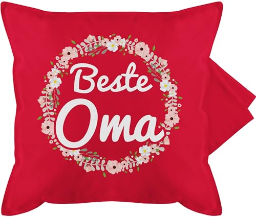Kissenbezug - Großmutter - Beste Oma I Geschenk Oma Geschenkidee Omi Beste - 50 x 50 cm - Rot - Geschenke für Omas zum Geburtstag oma-Geschenke Grandma om sofakissen Kissen Enkelkinder Grandmother Kissenbezug - Großmutter - Beste Oma I Geschenk Oma Geschenkidee Omi Beste - 50 x 50 cm - Rot - Geschenke für Omas zum Geburtstag oma-Geschenke Grandma om sofakissen Kissen Enkelkinder Grandmother von Shirtracer