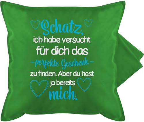 Kissenbezug - Kissen Ideen - Schatz Ich Habe versucht Finden - Valtentinstagsgeschenk Hab Dich Lieb Valentinstag Partner Geschenke - 50 x 50 cm - Grün - Meinen Kissenbezug - Kissen Ideen - Schatz Ich Habe versucht Finden - Valtentinstagsgeschenk Hab Dich Lieb Valentinstag Partner Geschenke - 50 x 50 cm - Grün - Meinen von Shirtracer