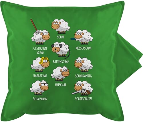 Kissenbezug - Kissen - Schafe Schäfchen Schäfer Schaf Sheep Schafbauer Lustig Witzig - 50 x 50 cm - Grün - mit Motiv schafen schafmotiv unschaf kuschelkissen gestochen kissenbezüge Kissenbezug - Kissen - Schafe Schäfchen Schäfer Schaf Sheep Schafbauer Lustig Witzig - 50 x 50 cm - Grün - mit Motiv schafen schafmotiv unschaf kuschelkissen gestochen kissenbezüge von Shirtracer