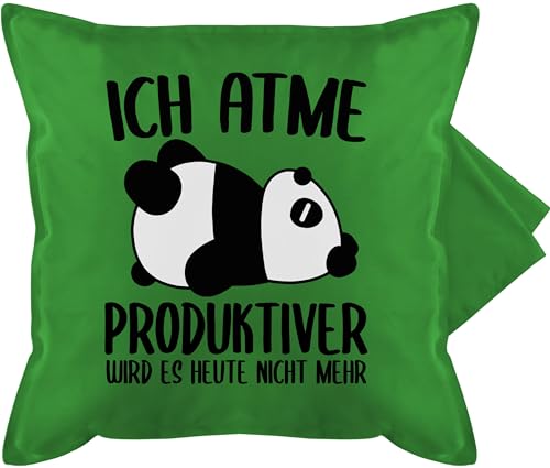 Shirtracer Kissenbezug - Statement Kissen mit Sprüchen - Ich atme produktiver Wird es Nicht mehr Panda - 50 x 50 cm - Grün - Geschenk kissenhülle sprüche Spruch pandabär kuschelkissen füllung50x50 Shirtracer Kissenbezug - Statement Kissen mit Sprüchen - Ich atme produktiver Wird es Nicht mehr Panda - 50 x 50 cm - Grün - Geschenk kissenhülle sprüche Spruch pandabär kuschelkissen füllung50x50 von Shirtracer