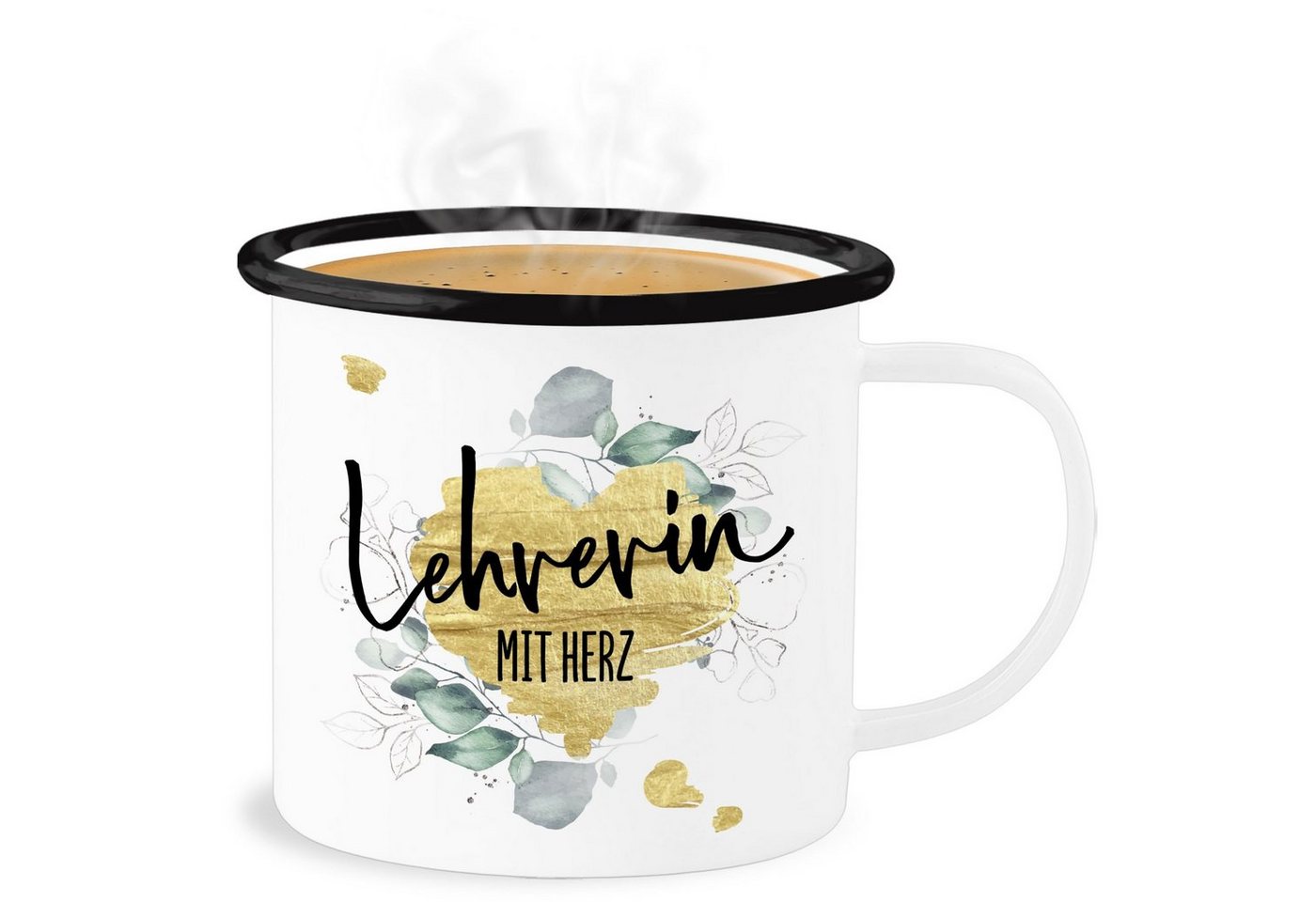 Shirtracer Becher Lehrerin mit Herz - Abschiedsgeschenk Weihnachten, Stahlblech, Lehrerin Shirtracer Becher Lehrerin mit Herz - Abschiedsgeschenk Weihnachten, Stahlblech, Lehrerin von Shirtracer