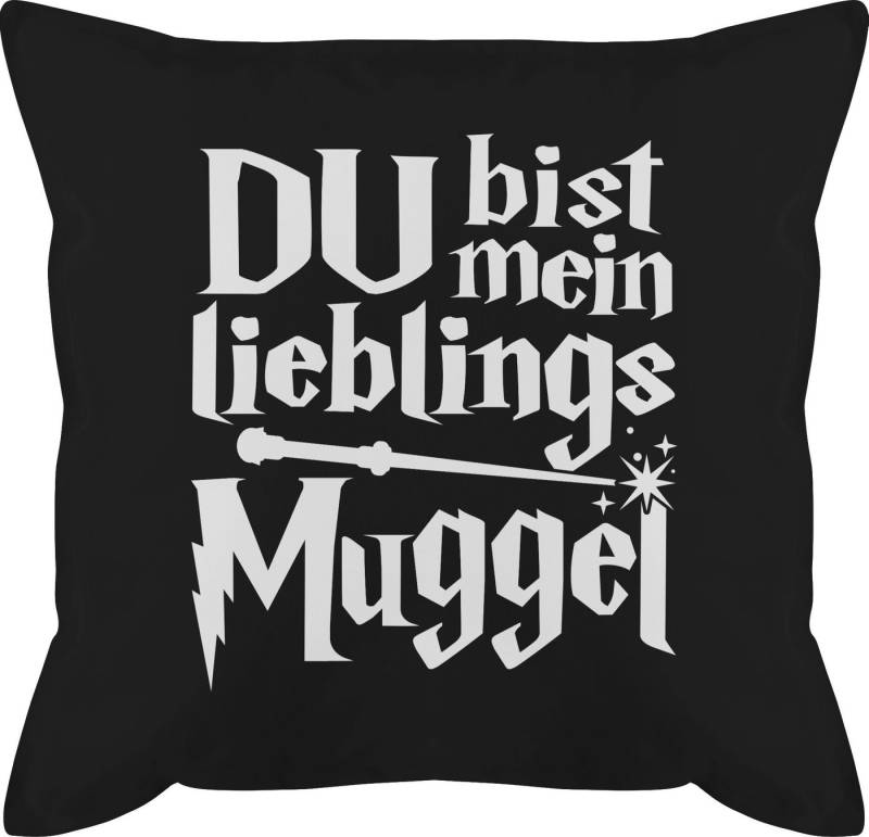 Shirtracer Dekokissen Du bist mein Lieblingsmuggel I, Statement Shirtracer Dekokissen Du bist mein Lieblingsmuggel I, Statement von Shirtracer
