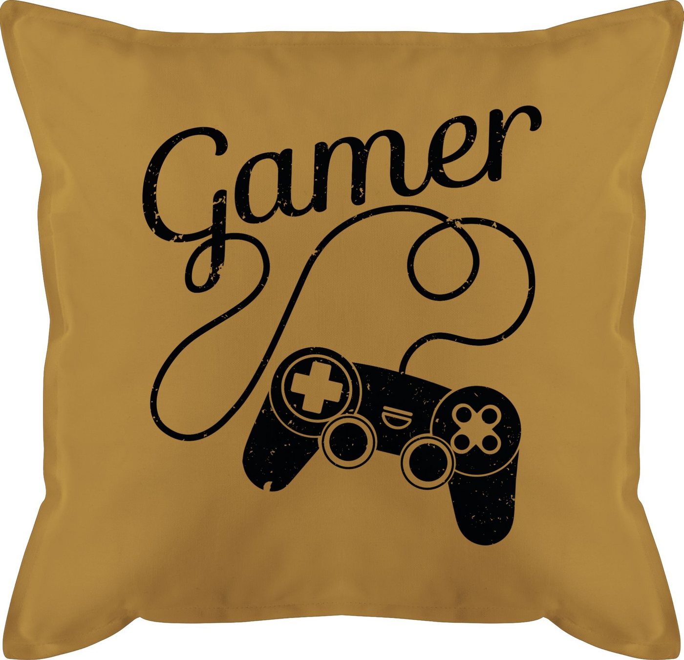 Shirtracer Dekokissen Gamer Motiv mit Controller - Gamer Geschenk, Statement von Shirtracer