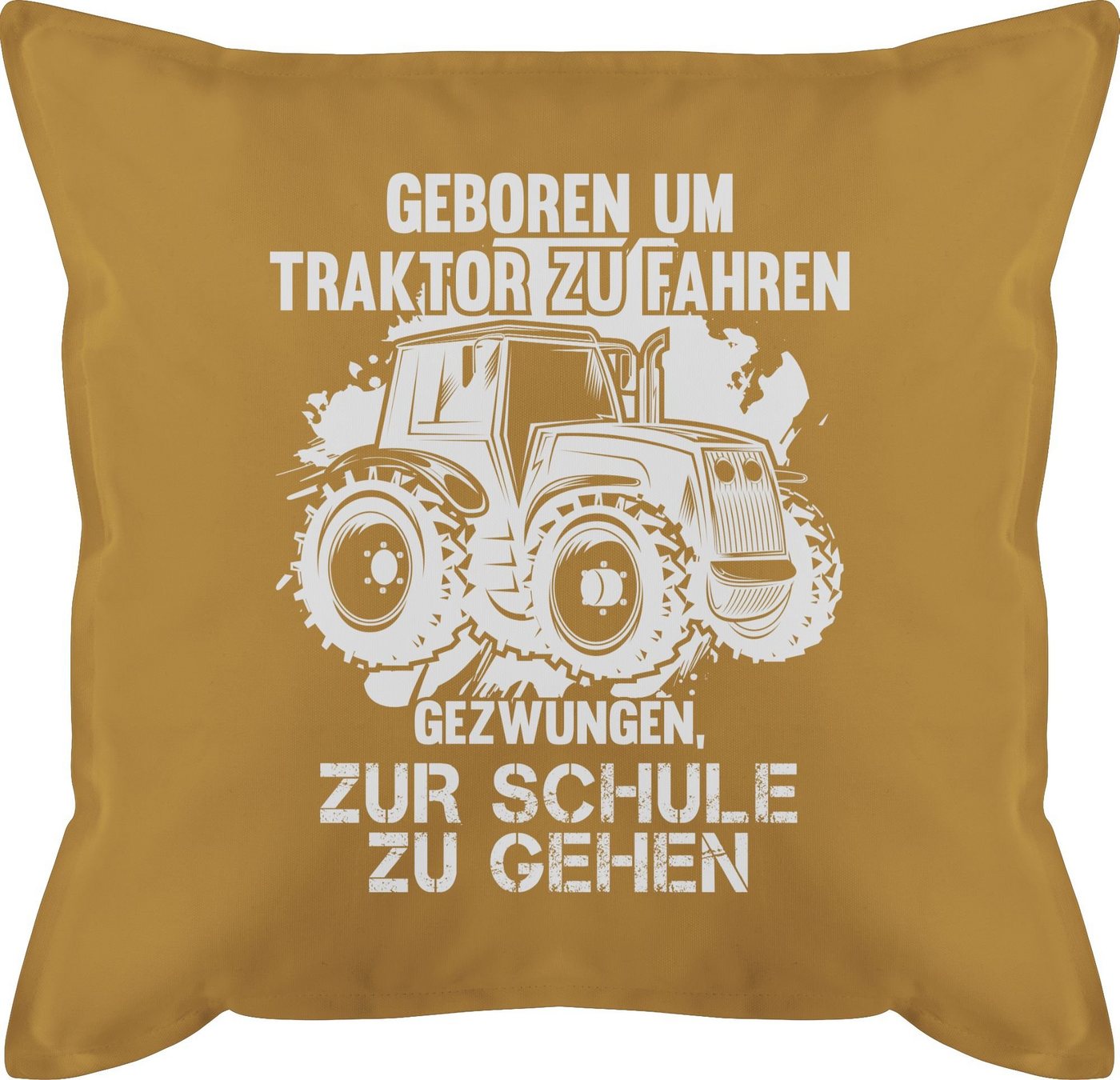 Shirtracer Dekokissen Geboren um Traktor zu fahren, Traktor von Shirtracer