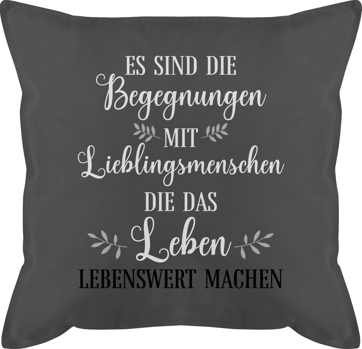 Shirtracer Dekokissen Geschenk Lieblingsmenschen - Lieblingsmensch Geschenke - Seelenverwand, Freund von Shirtracer