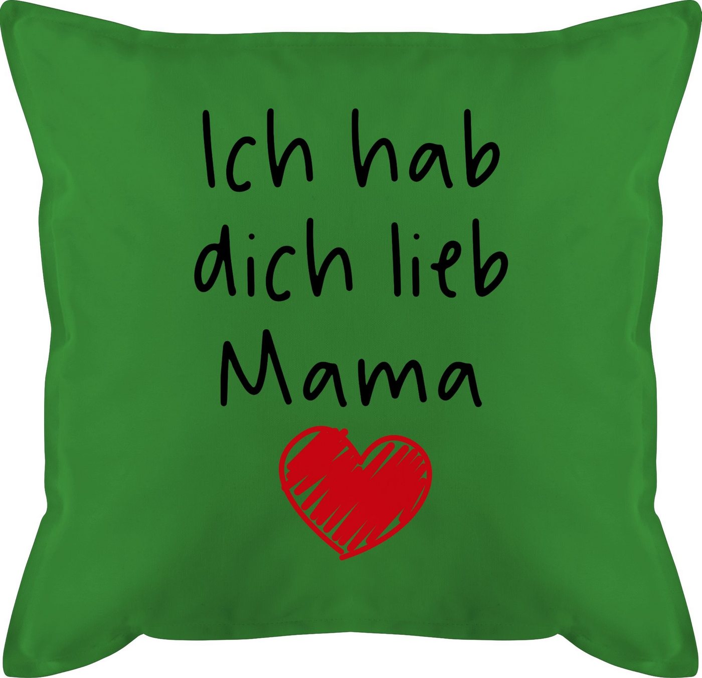 Shirtracer Dekokissen Ich hab dich lieb Mama, Muttertagsgeschenk von Shirtracer