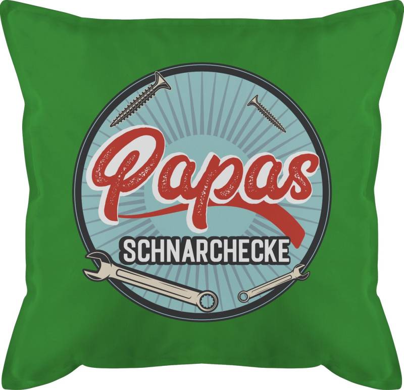 Shirtracer Dekokissen Papas Schnarchecke - Vintage blau, Vatertagsgeschenk Kissen Shirtracer Dekokissen Papas Schnarchecke - Vintage blau, Vatertagsgeschenk Kissen von Shirtracer