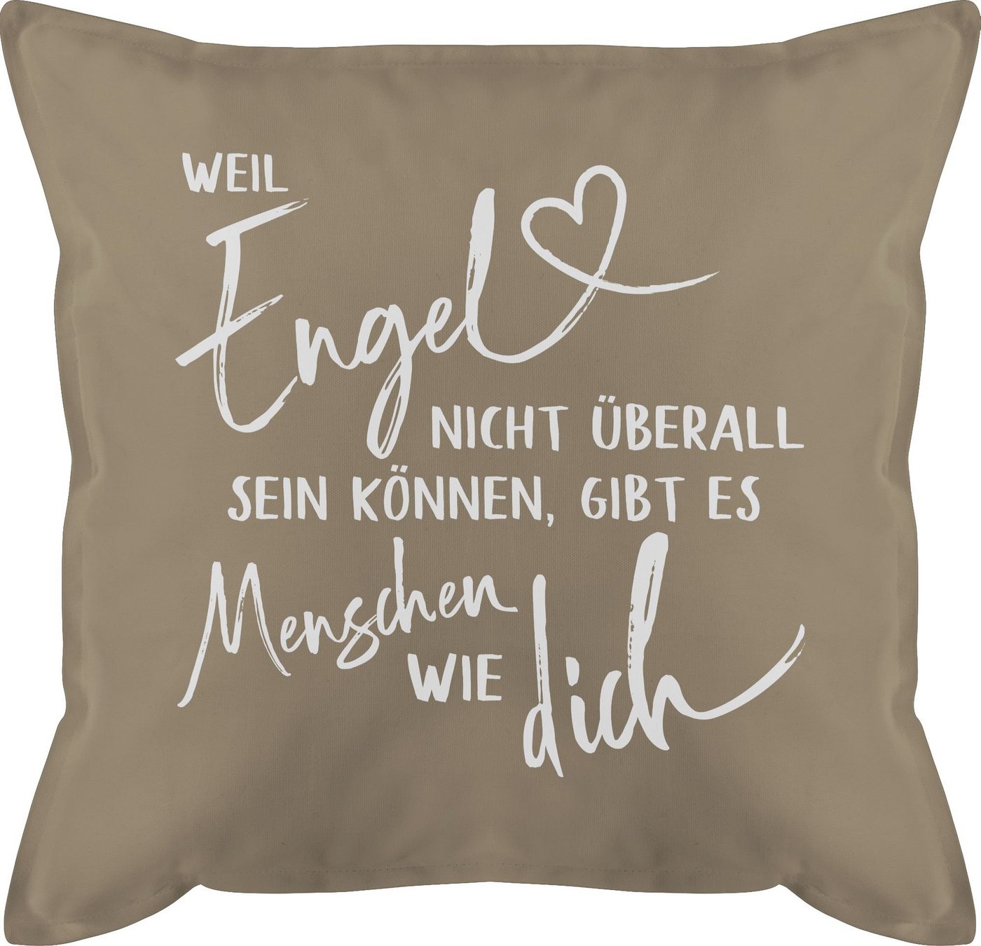 Shirtracer Dekokissen Weil Engel nicht überall sein können gibt es Menschen wie dich weiß, Deko-Kissen mit Spruch Shirtracer Dekokissen Weil Engel nicht überall sein können gibt es Menschen wie dich weiß, Deko-Kissen mit Spruch von Shirtracer