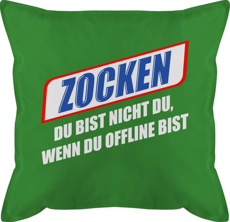 Shirtracer Dekokissen Zocken Du bist nicht du wenn du offline bist weiß, Deko-Kissen mit Spruch Shirtracer Dekokissen Zocken Du bist nicht du wenn du offline bist weiß, Deko-Kissen mit Spruch von Shirtracer