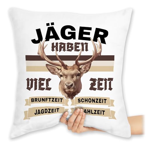 Shirtracer Kissen 40x40 Zierkissen - Jäger haben viel Zeit I Jagen Geschenk Jagd Geschenk Jägerprüfung I Jäger Geschenke Geburtstag I Lustige Jägergeschenke Jagdmotiv - 40 x 40 cm Shirtracer Kissen 40x40 Zierkissen - Jäger haben viel Zeit I Jagen Geschenk Jagd Geschenk Jägerprüfung I Jäger Geschenke Geburtstag I Lustige Jägergeschenke Jagdmotiv - 40 x 40 cm von Shirtracer