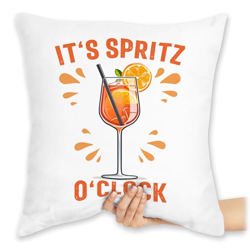Kissen 40x40 Zierkissen - Karneval & - Its Spritz o Clock I Lustiges Geschenk Aperol Spritz Kostüm Fasching Aperol Geschenkidee - 40 x 40 cm - Weiß - Fasching- aparol kissenhülle Carnevale Kissen 40x40 Zierkissen - Karneval & - Its Spritz o Clock I Lustiges Geschenk Aperol Spritz Kostüm Fasching Aperol Geschenkidee - 40 x 40 cm - Weiß - Fasching- aparol kissenhülle Carnevale von Shirtracer