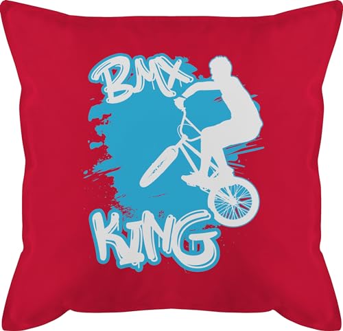 Shirtracer Kissen 50x50 - Deko Hobby - BMX King - 50 x 50 cm - Rot von Shirtracer