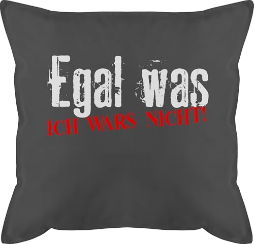 Kissen 50x50 - Statement - Egal was Ich war es Nicht - Witzig Kollegen Kolleginnen Geschenk - 50 x 50 cm - Grau - Statement-Kissen Statements kopfkissen schwarz sprüche mit Kissen 50x50 - Statement - Egal was Ich war es Nicht - Witzig Kollegen Kolleginnen Geschenk - 50 x 50 cm - Grau - Statement-Kissen Statements kopfkissen schwarz sprüche mit von Shirtracer