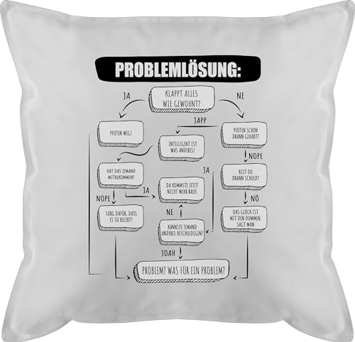 Shirtracer Kissen 50x50 - Statement - Problemlösung Probleme Lösen Arbeit Geschenk Arbeitskollegen Kolleginnen - 50 x 50 cm - Weiß - Statement-Kissen kopfkissen schwarz Statements sprüche mit Shirtracer Kissen 50x50 - Statement - Problemlösung Probleme Lösen Arbeit Geschenk Arbeitskollegen Kolleginnen - 50 x 50 cm - Weiß - Statement-Kissen kopfkissen schwarz Statements sprüche mit von Shirtracer