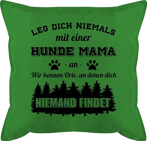 Kissen 50x50 - Statement Sprüchen - Leg dich niemals mit einer Hunde Mama an - Geschenk Hundebesitzerin - 50 x 50 cm - Grün - spruch dog mum männerkissen und fuellung sprüche hundemama bezug Kissen 50x50 - Statement Sprüchen - Leg dich niemals mit einer Hunde Mama an - Geschenk Hundebesitzerin - 50 x 50 cm - Grün - spruch dog mum männerkissen und fuellung sprüche hundemama bezug von Shirtracer