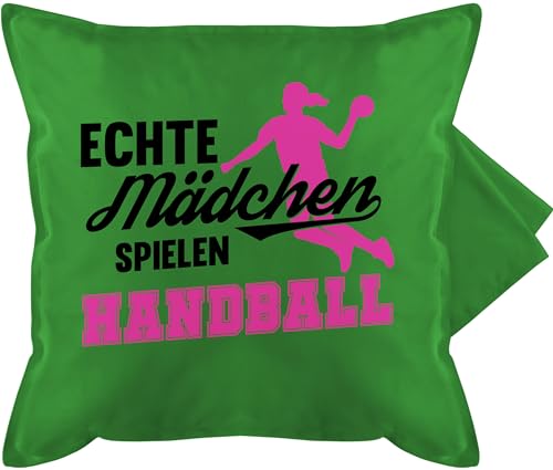 Shirtracer Kissenbezug - Deko Kissen Hobby - Echte Mädchen Spielen Handball - Sprungwurf - 50 x 50 cm - Grün - Maedchen kissenbezüge kissenhülle Shirtracer Kissenbezug - Deko Kissen Hobby - Echte Mädchen Spielen Handball - Sprungwurf - 50 x 50 cm - Grün - Maedchen kissenbezüge kissenhülle von Shirtracer