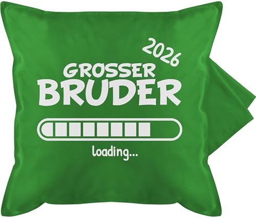 Shirtracer Kissenbezug - Kissen - Großer Bruder 2026 Loading - 50 x 50 cm - Grün - große Geschenk Brother bro für Meinen Bruder groser Spruch großen 2024 Big 2025 Grosse werde grosser du wirst Shirtracer Kissenbezug - Kissen - Großer Bruder 2026 Loading - 50 x 50 cm - Grün - große Geschenk Brother bro für Meinen Bruder groser Spruch großen 2024 Big 2025 Grosse werde grosser du wirst von Shirtracer