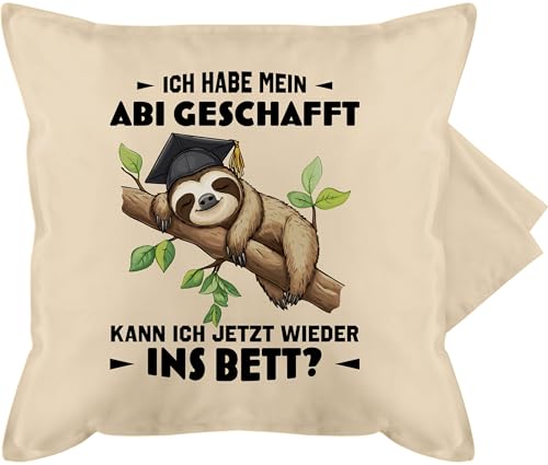 Kissenbezug - Kissen - Ich habe mein Abi geschafft Faultier I Abi Geschenk Ideen Abitur 2025 Geschenke zum Abitur Abschluss Geschenke - 50 x 50 cm - Beige Natur - bestandene kissenhülle zur Kissenbezug - Kissen - Ich habe mein Abi geschafft Faultier I Abi Geschenk Ideen Abitur 2025 Geschenke zum Abitur Abschluss Geschenke - 50 x 50 cm - Beige Natur - bestandene kissenhülle zur von Shirtracer