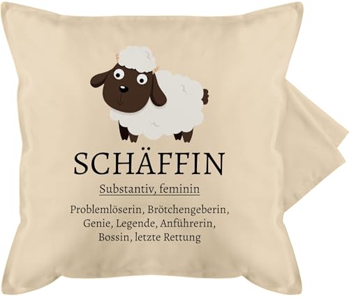 Shirtracer Kissenbezug - Kollegen - Kissen - Schäffin substantiv | Cheffinnen Geschenk Chefin Wichtelgeschenk lustig | Geschenke Chefinnen 50 x 50 cm - Beige Natur - abschiedsgeschenk Shirtracer Kissenbezug - Kollegen - Kissen - Schäffin substantiv | Cheffinnen Geschenk Chefin Wichtelgeschenk lustig | Geschenke Chefinnen 50 x 50 cm - Beige Natur - abschiedsgeschenk von Shirtracer