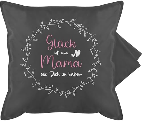 Shirtracer Kissenbezug - Glück ist, eine Mama wie Dich zu haben Kranz - 50 x 50 cm - Grau - kissenhüllen ist Geschenk Mutter mom es Kissen Geschenke für Mamas Mutti kissenbezüge Sachen die Tag Mami Shirtracer Kissenbezug - Glück ist, eine Mama wie Dich zu haben Kranz - 50 x 50 cm - Grau - kissenhüllen ist Geschenk Mutter mom es Kissen Geschenke für Mamas Mutti kissenbezüge Sachen die Tag Mami von Shirtracer