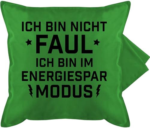 Kissenbezug - Statement Kissen mit Sprüchen - Ich bin nicht Faul - Energiesparmodus - 50 x 50 cm - Grün - kissenhülle sprüche spruch im kuschelkissen bedruckte+kissen+mit+spruch spruechen pillow Kissenbezug - Statement Kissen mit Sprüchen - Ich bin nicht Faul - Energiesparmodus - 50 x 50 cm - Grün - kissenhülle sprüche spruch im kuschelkissen bedruckte+kissen+mit+spruch spruechen pillow von Shirtracer