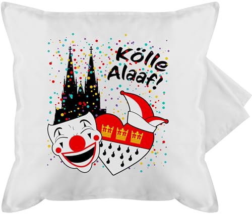 Shirtracer Kissenbezug - & Fasching - Kissen - Kölle Alaaf Kostüm Köln Karneval Wappen I Jeck Rut Wiees I Narren I Kölsche Jecken - 50 x 50 cm - Weiß - karnevalskissen Fasching- Dom sofakissen mit Shirtracer Kissenbezug - & Fasching - Kissen - Kölle Alaaf Kostüm Köln Karneval Wappen I Jeck Rut Wiees I Narren I Kölsche Jecken - 50 x 50 cm - Weiß - karnevalskissen Fasching- Dom sofakissen mit von Shirtracer