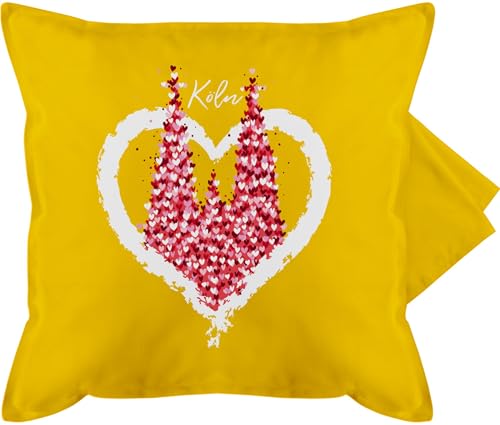 Shirtracer Kissenbezug - & Fasching - Kissen - Kölner Dom Köln Rot Weiss Karneval I Kölle I Fastnacht I Fasnacht I Fasnet - 50 x 50 cm - Gelb - karnevalskissen Fasching- un kissenhülle sofakissen mit Shirtracer Kissenbezug - & Fasching - Kissen - Kölner Dom Köln Rot Weiss Karneval I Kölle I Fastnacht I Fasnacht I Fasnet - 50 x 50 cm - Gelb - karnevalskissen Fasching- un kissenhülle sofakissen mit von Shirtracer
