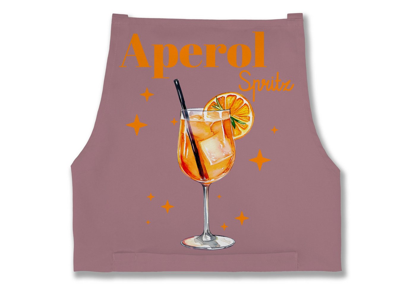 Shirtracer Kochschürze Aperol Spritz Kostüm Aperoli Aperollin Freundin Spritztour, (1-tlg), Karneval & Fasching von Shirtracer