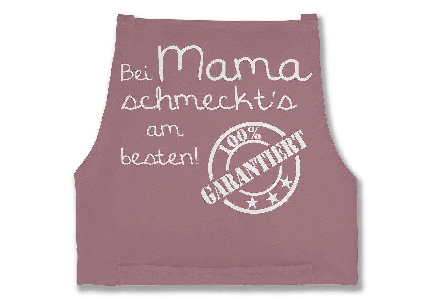 Shirtracer Kochschürze Bei Mama schmeckt's am besten, (1-tlg), Küchenschürze zum Kochen von Shirtracer