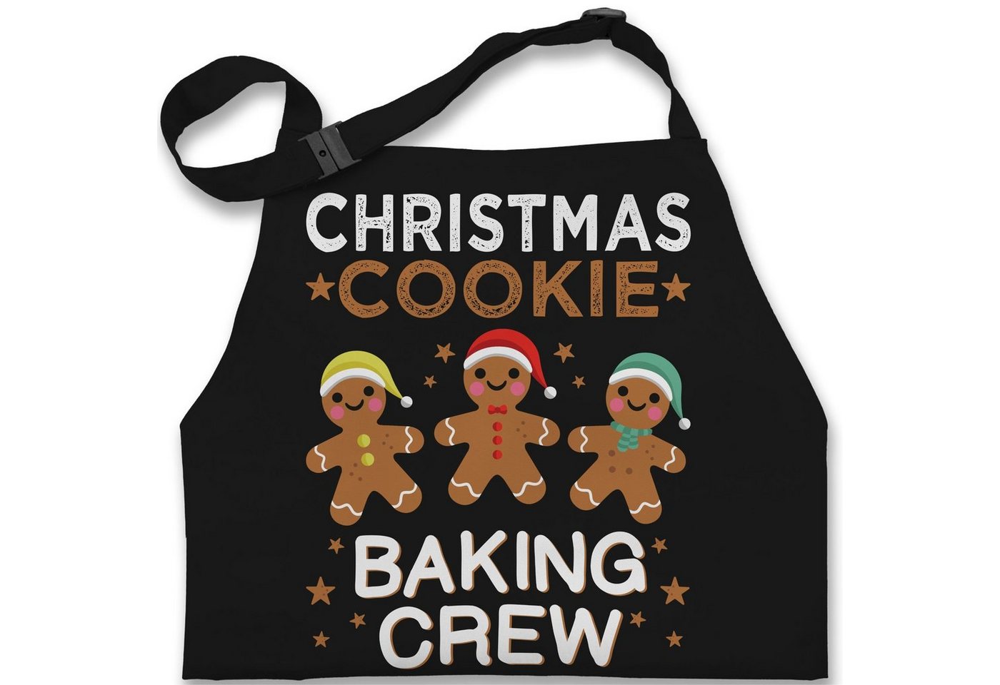 Shirtracer Kochschürze Christmas Cookie Baking Crew Lebkuchenmännchen, (1-tlg), Kinder Weihnachtsschürze von Shirtracer