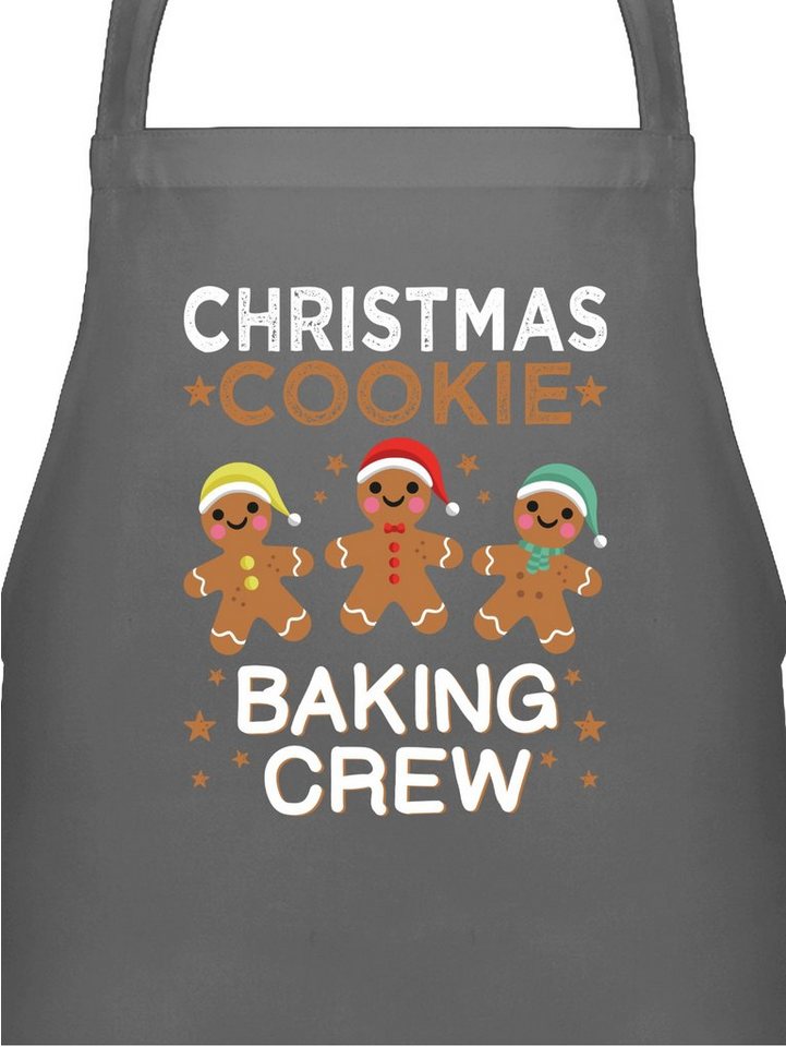 Shirtracer Kochschürze Christmas Cookie Baking Crew Lebkuchenmännchen, (1-tlg), Weihnachtsschürze Erwachsene von Shirtracer