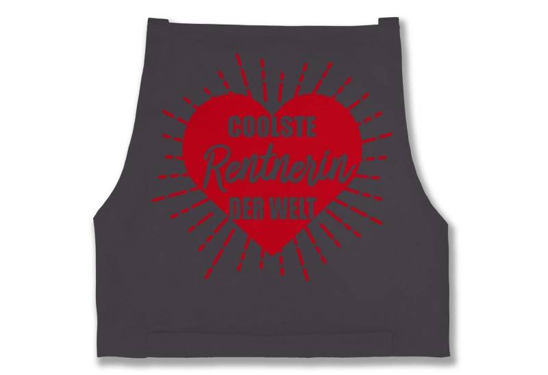 Shirtracer Kochschürze Coolste Rentnerin der Welt I Geschenke Rente I Ruhestand, (1-tlg), Rentnerin Rente von Shirtracer