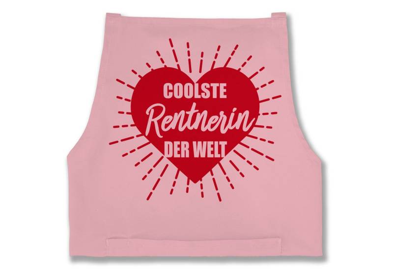 Shirtracer Kochschürze Coolste Rentnerin der Welt, (1-tlg), Rentnerin Rente von Shirtracer