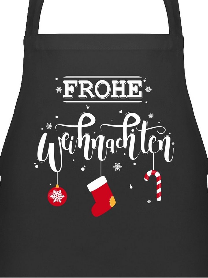 Shirtracer Kochschürze Frohe Weihnachten, (1-tlg), Weihnachtsschürze Erwachsene von Shirtracer