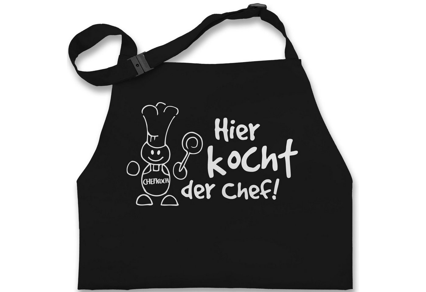 Shirtracer Kochschürze Hier kocht der Chef, (1-tlg), Kochschürze von Shirtracer