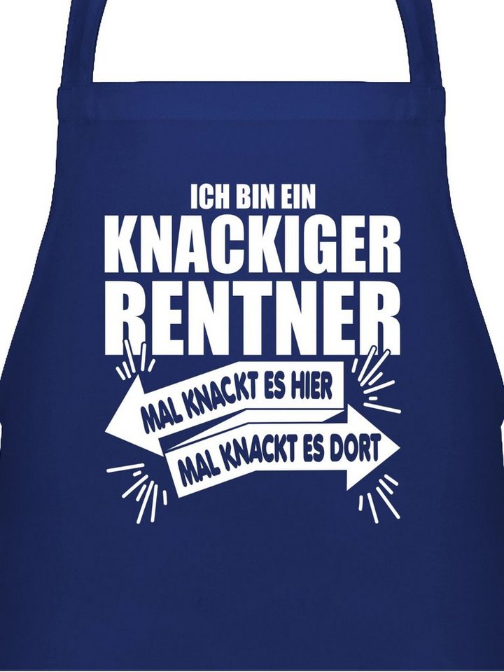 Shirtracer Kochschürze Ich bin ein knackiger Rentner, (1-tlg), Rentner Rente von Shirtracer