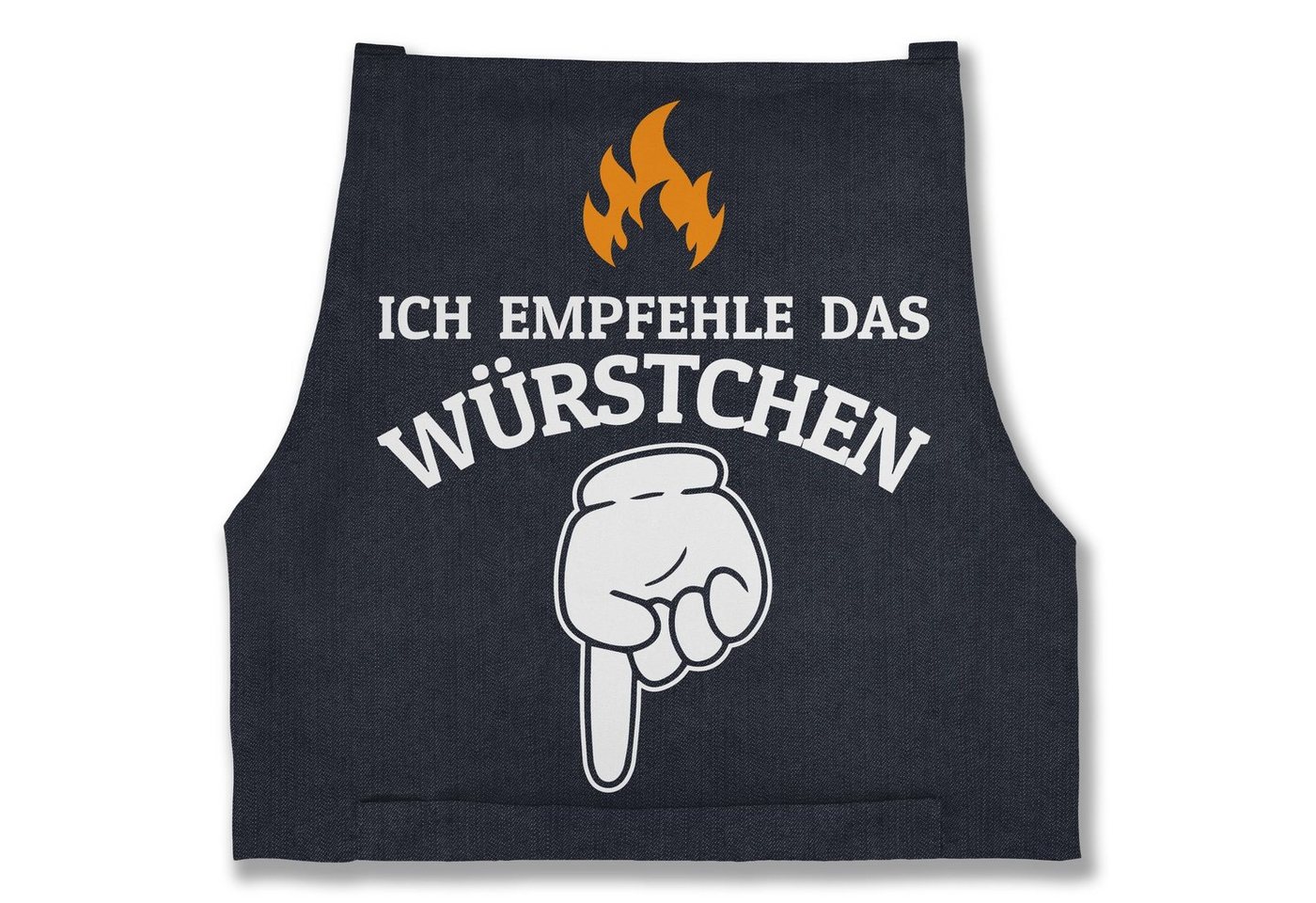 Shirtracer Kochschürze Ich empfehle das Würstchen - Grillfan Geschenk Grill Lustig Grillzubeh, (1-tlg), Grillschürze Herren Männer von Shirtracer