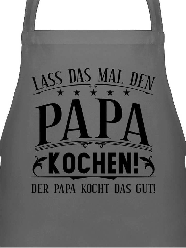 Shirtracer Kochschürze Lass das mal den Papa kochen, (1-tlg), Kochschürze Herren Männer von Shirtracer