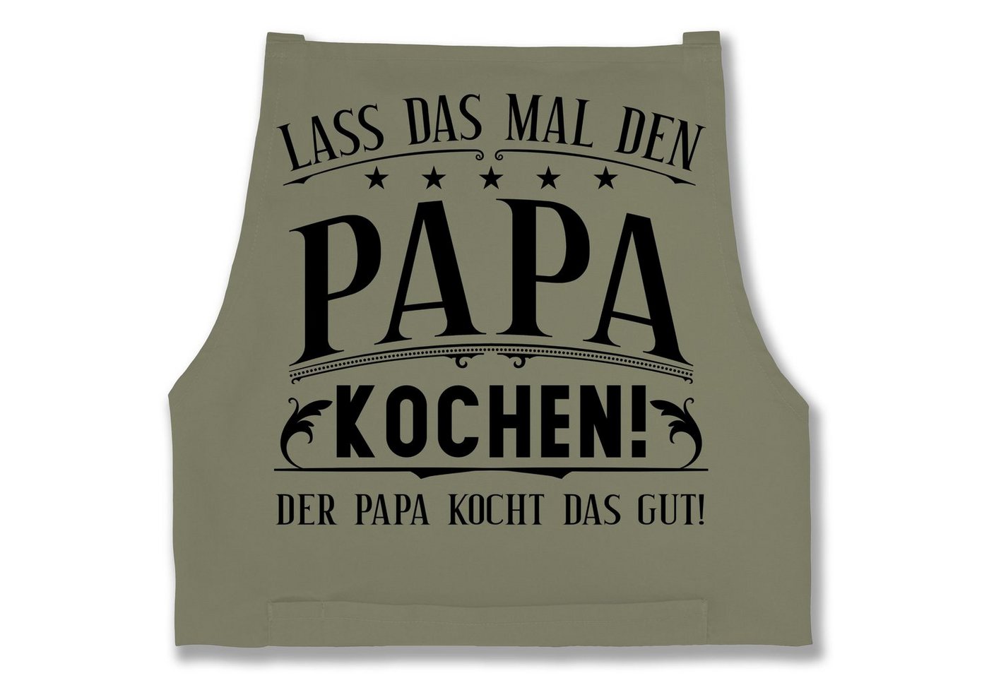 Shirtracer Kochschürze Lass das mal den Papa kochen, (1-tlg), Kochschürze Herren Männer von Shirtracer