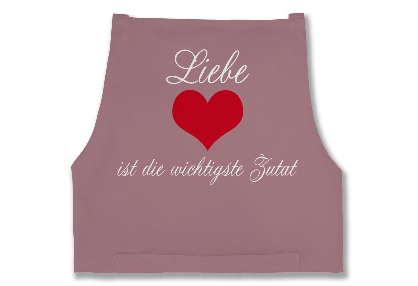 Shirtracer Kochschürze Liebe ist die wichtigste Zutat I Geschenk Kochen I Hobbyköche, (1-tlg), Kochschürze von Shirtracer